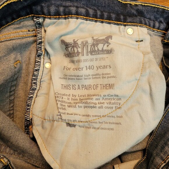 Levi's Jeans Mens 40x32 Measures 40x30 Athletic Taper 541 Medium Light Stretch - Picture 4 of 11